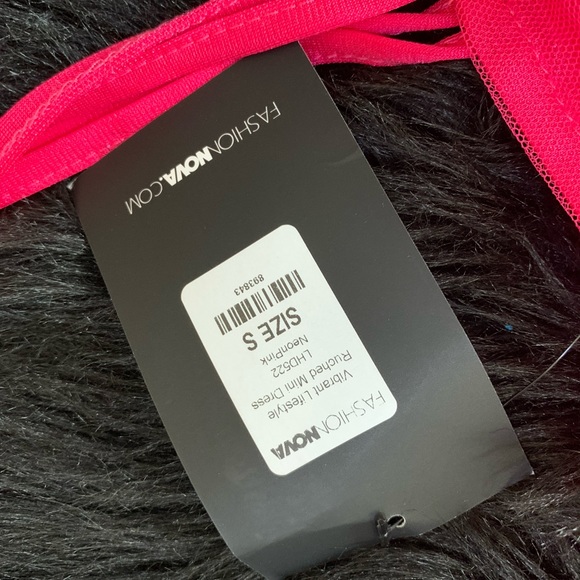 FASHION NOVA RUCHED MINI DRESS - Picture 5 of 5